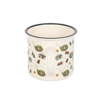 Camping Print Enamel Mug