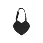 Spiderweb Heart Satin Tote Bag
