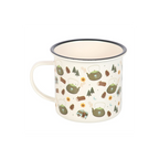 Camping Print Enamel Mug