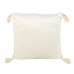 35cm Square Off White Astrology Wheel Cushion