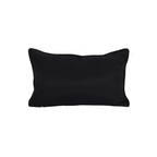 Small Rectangular Black and White Talking Board Cushion