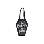 The Creepier the Better Coffin Shaped Tote Bag