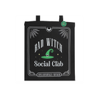 Bad Witch Social Club Polycotton Tote Bag with Pin Badge