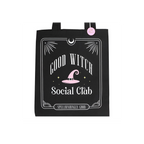 Good Witch Social Club Polycotton Tote Bag with Pin Badge