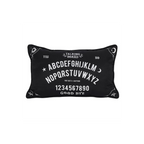 Small Rectangular Black and White Talking Board Cushion