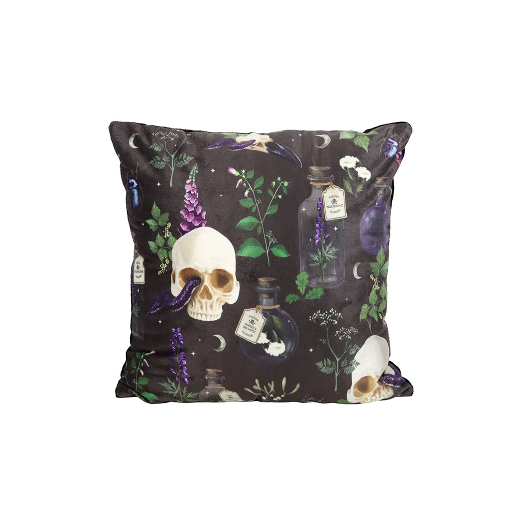 35cm Square Venom & Vines Print Cushion