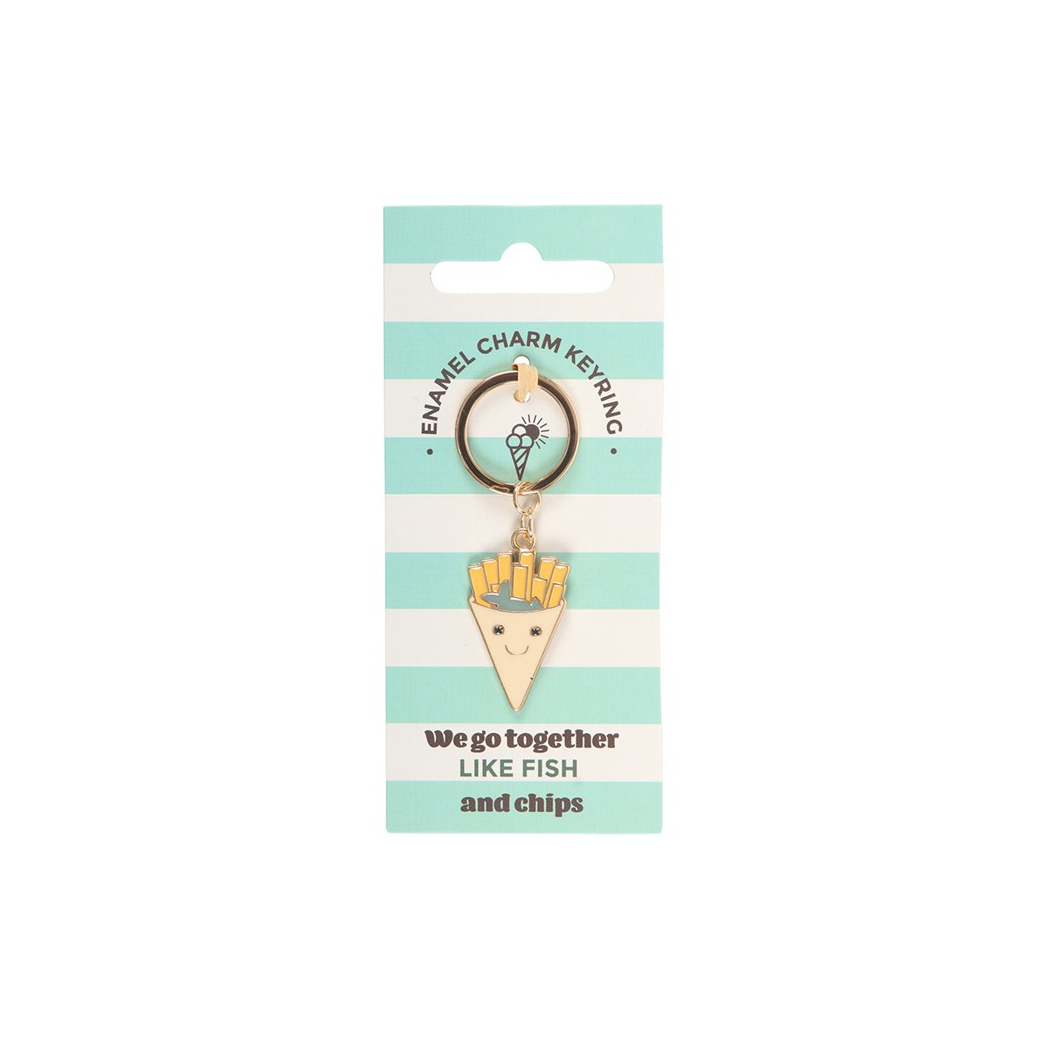 Fish and Chips Keyring
