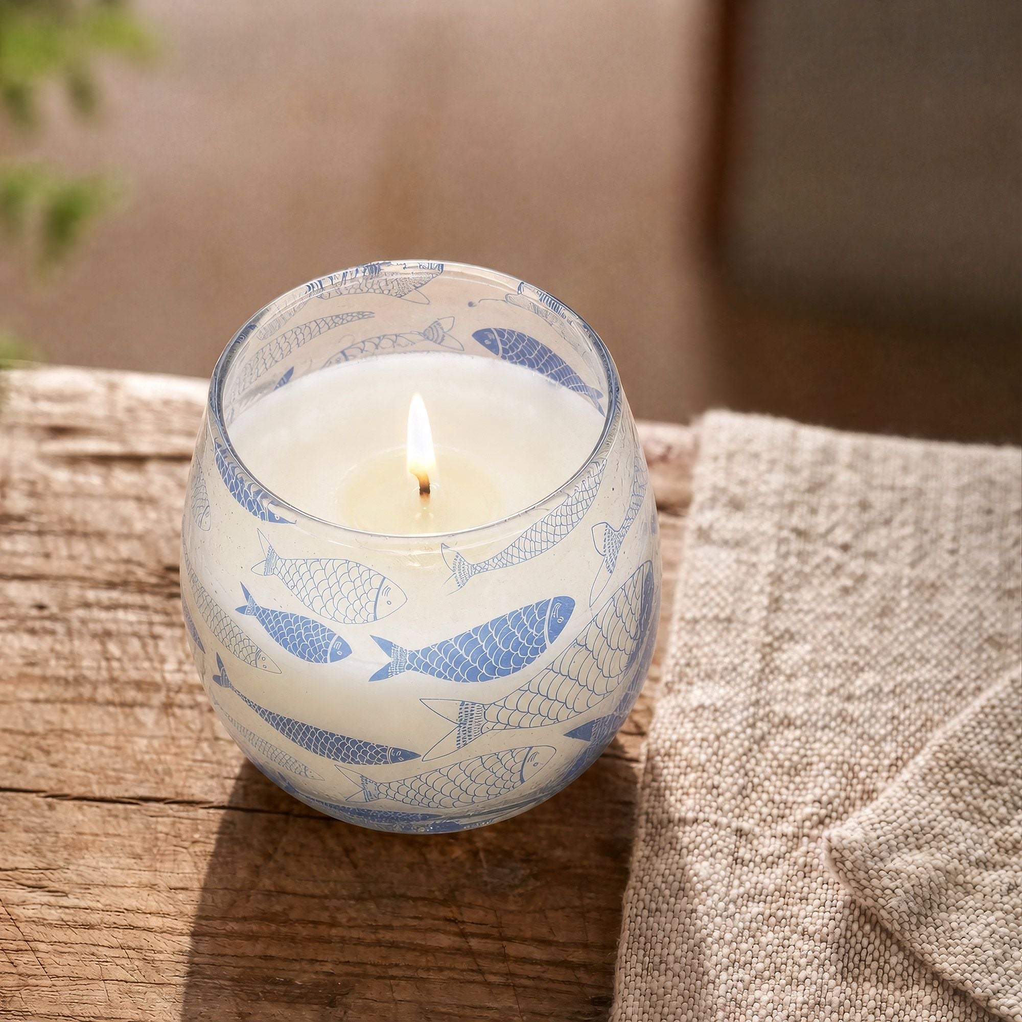 Small Glass Jar Candles - Seabreeze