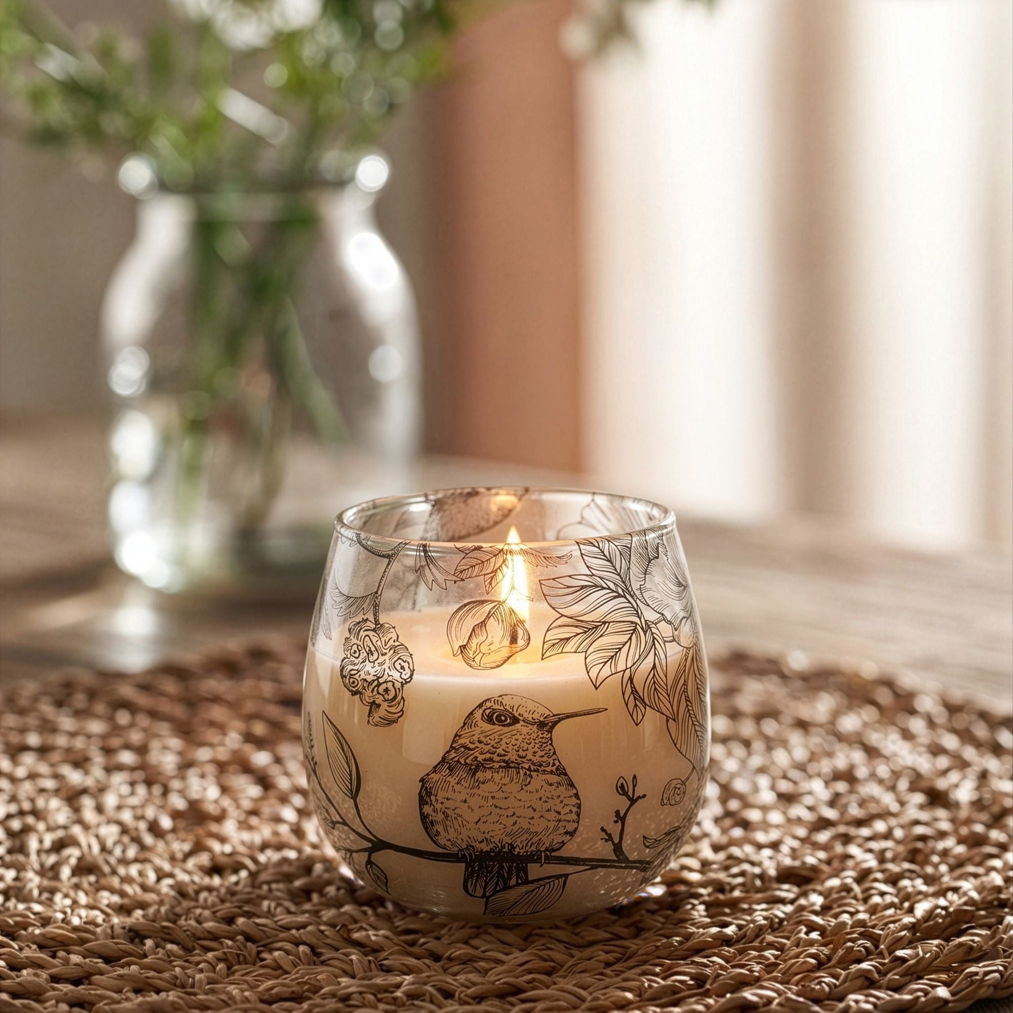 Small Glass Jar Candles - Drawn by Flame