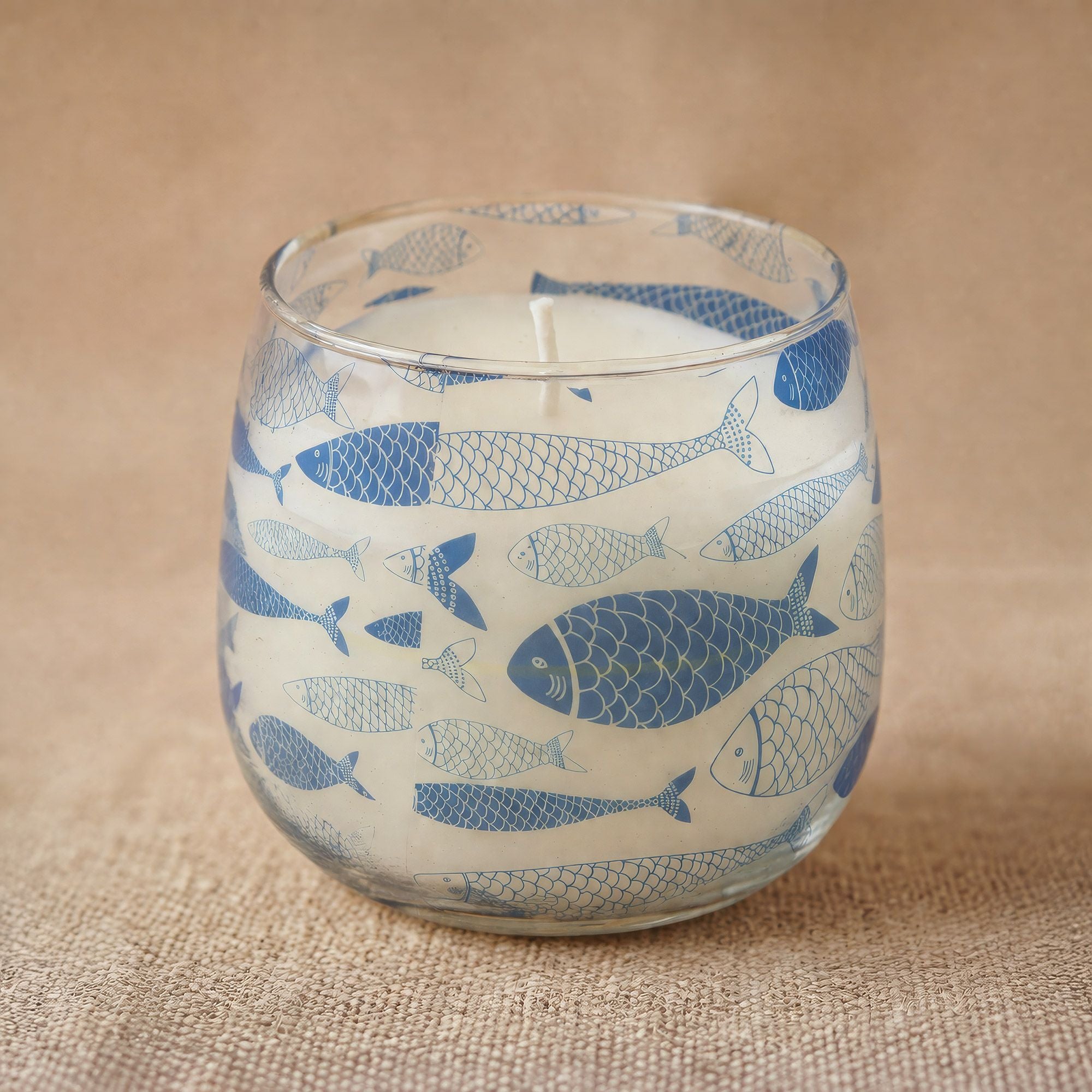 Medium Glass Jar Candles - Seabreeze
