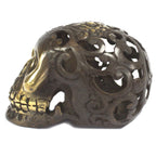 Vintage Brass Skull - Lrg