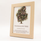 Gemstone Picture - Tree of Life - Toruraline (20x14.7x1cm)