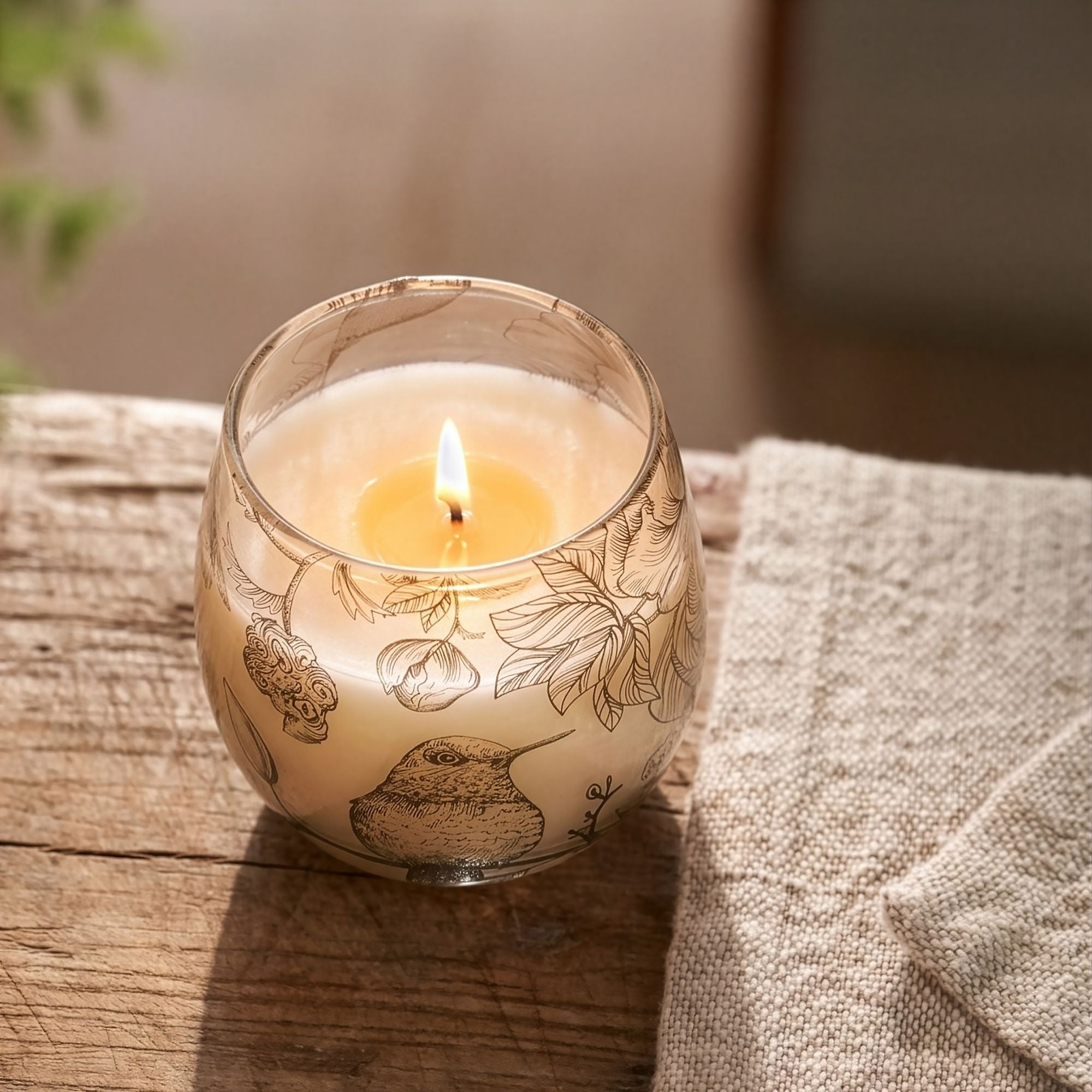 Small Glass Jar Candles - Drawn by Flame