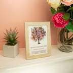 Gemstone Picture - Tree of Life - Multi  (20x14.7x1cm)