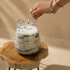 Tall Glass Jar Candles - Seabreeze