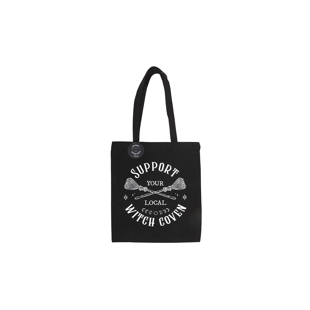 Support Your Local Witch Coven Polycotton Tote Bag